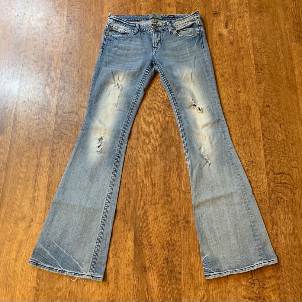 Express ReRock flare jeans